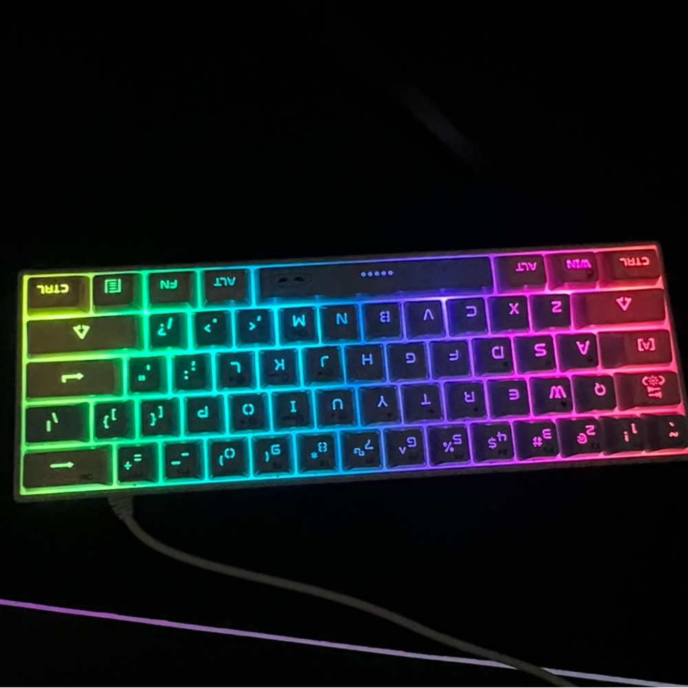 60% led keyboard